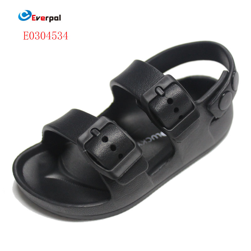 Mga EVA Kids Sandals na May Dobleng Buckle