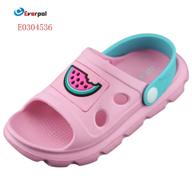 Kids Open Toe Bakya na may Drainage Holes